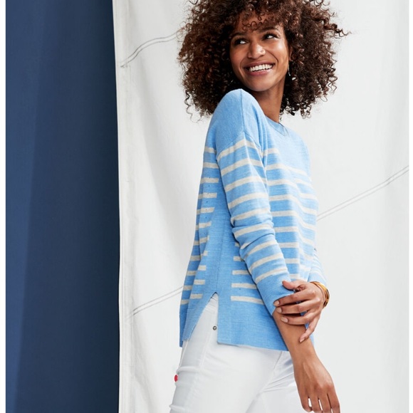 Vineyard Vines Relaxed Striped Cotton Sweater - Picture 4 of 10